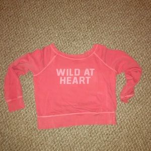 “Wild at heart” long  sleeve shirt ❤️